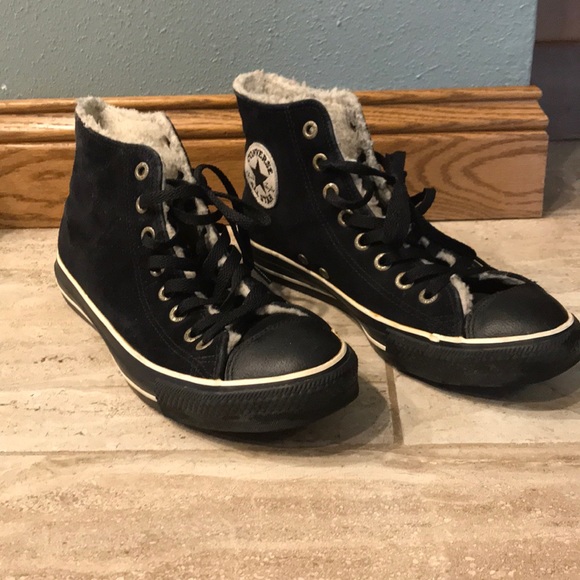 converse with sherpa lining